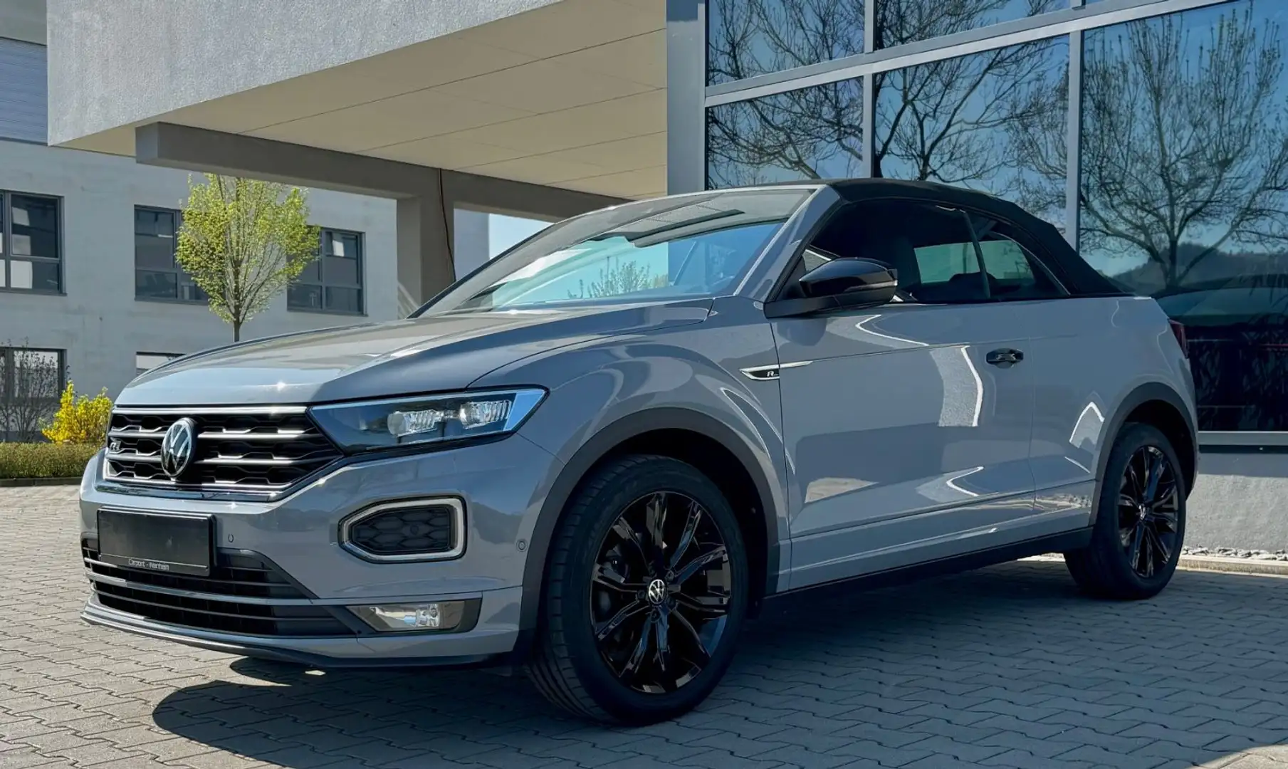 Volkswagen T-Roc Cabrio AUTOMATIK*R-LINE*LED*SHZ*NAVI*VOLL* Gris - 1