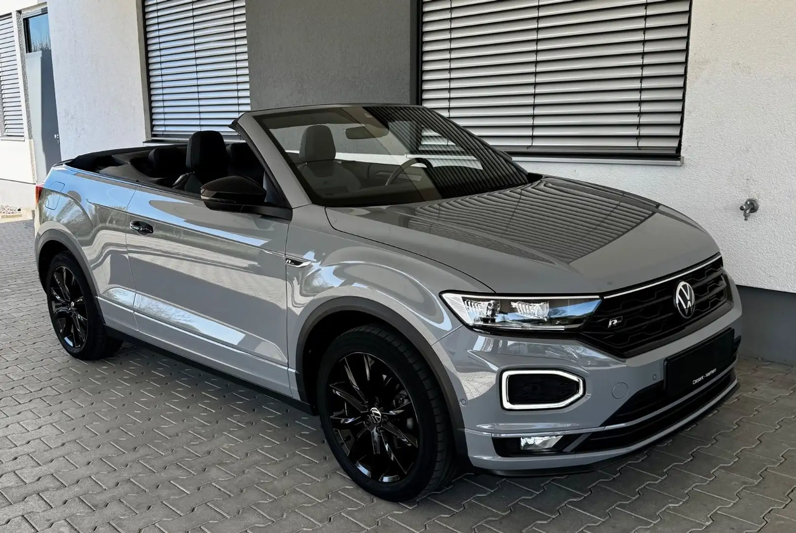 Volkswagen T-Roc Cabrio AUTOMATIK*R-LINE*LED*SHZ*NAVI*VOLL* Gris - 2