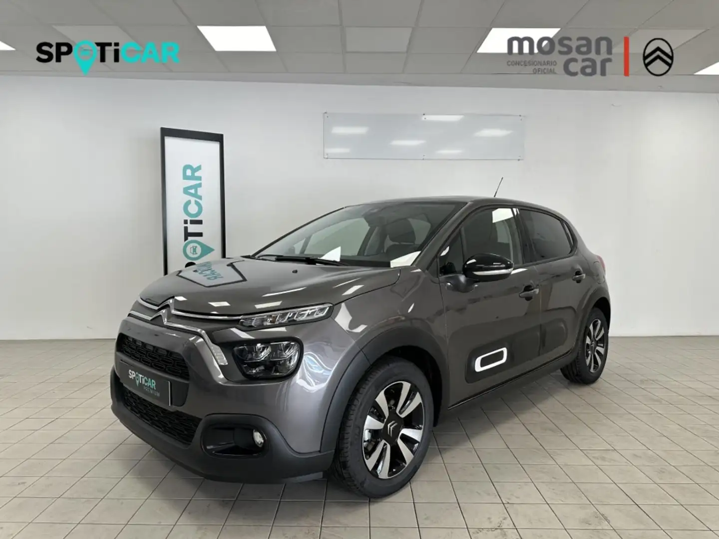 Citroen C3 1.2 PURETECH 110 MAX MIRROR LL16 RADAR AR Gris - 1