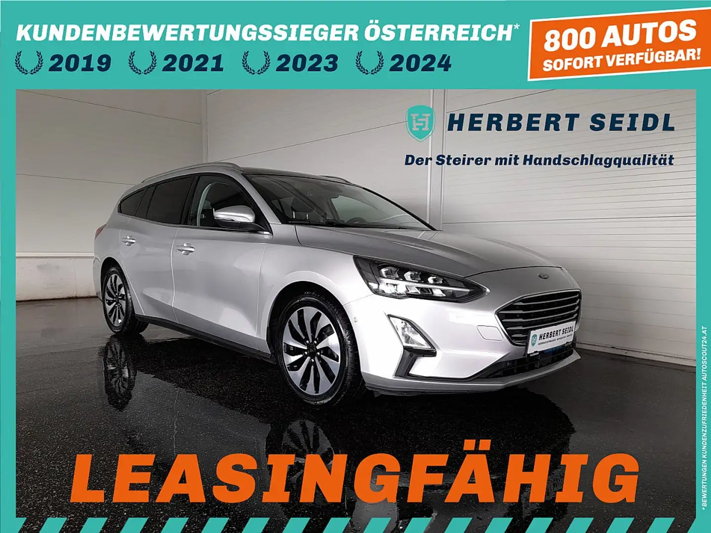 Ford Focus Turnier C&C 1,5 EcoBlue *VOLL LED / NAVI / KAME... Argento - 1