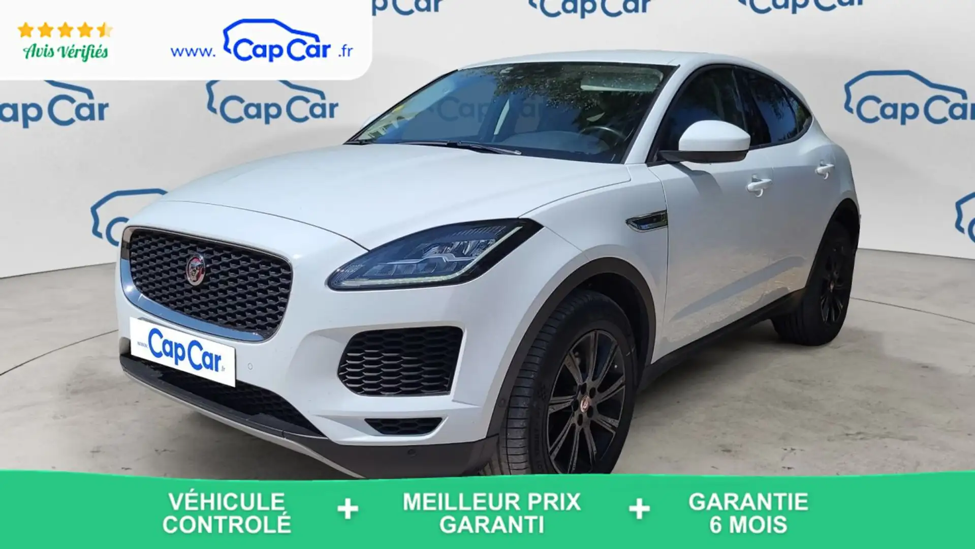 Jaguar E-Pace 2.0 D 150 FWD Dynamic S - Entretien constructeur Blanc - 1