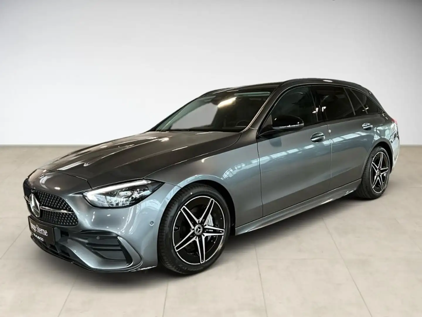 Mercedes-Benz C 180 T AMG Style Pano Night SpurW S-Sitz KAM Grau - 1