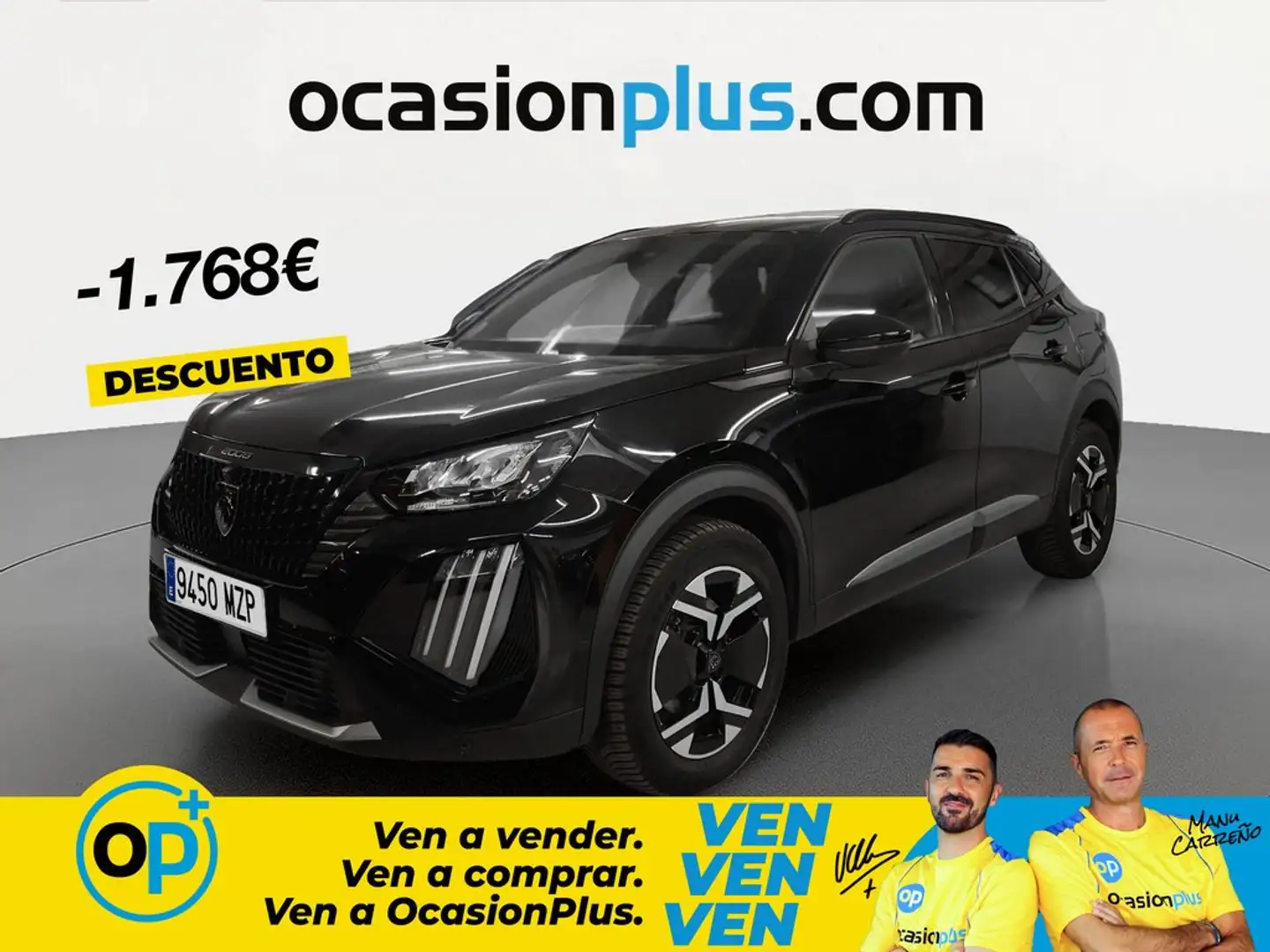 Peugeot 2008 Hybrid 136 Allure eDCS6 Negro - 1