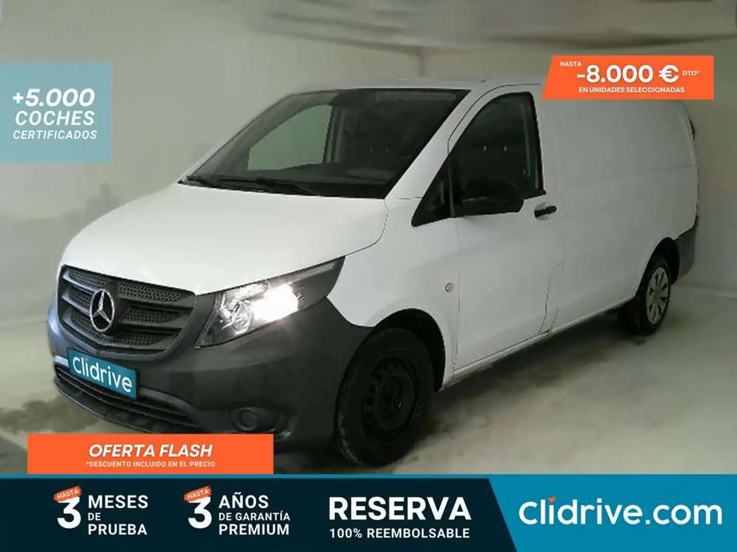 Mercedes-Benz Vito 110CDI TD 75kW furgon Pro larga Blanco - 1