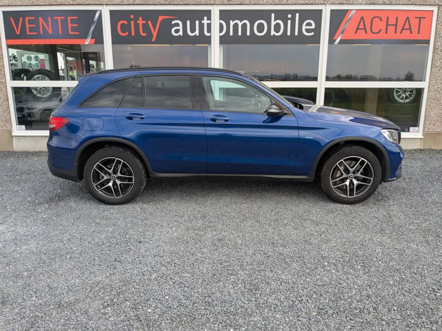 Mercedes-Benz GLC 350 GLC 350 E 4MATIC PACK AMG PLUG IN HYBRID CUIR GPS Bleu - 2