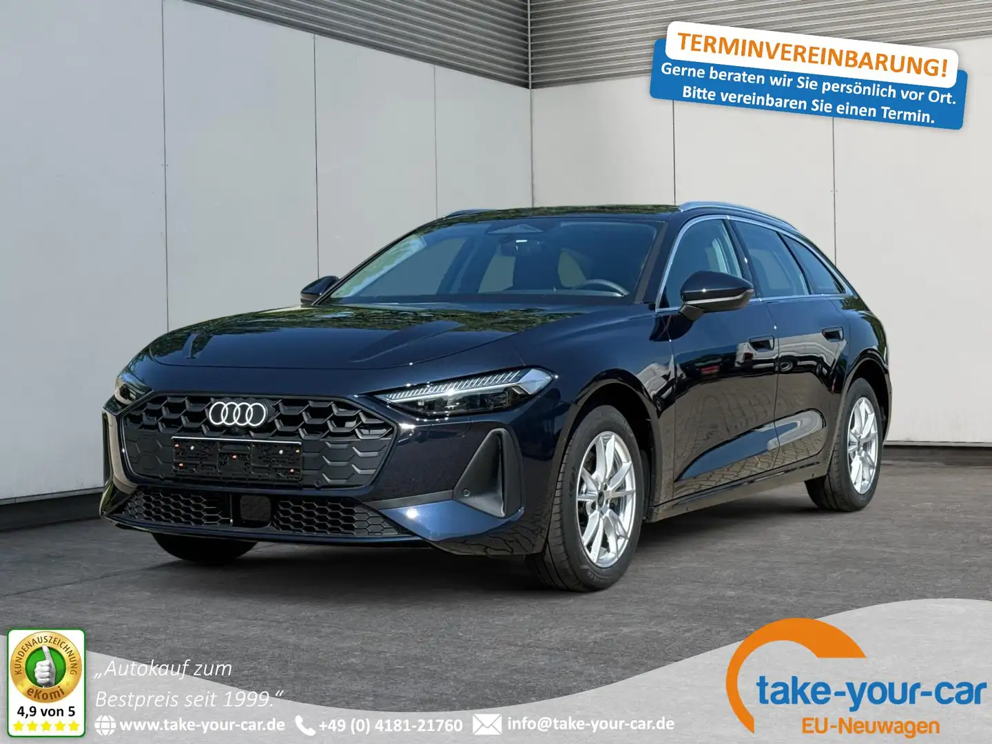 Audi A5 Avant AHK+KAMERA+EL. HECKKL.+NAVI+SHZ+17 LM TDI... Blau - 1