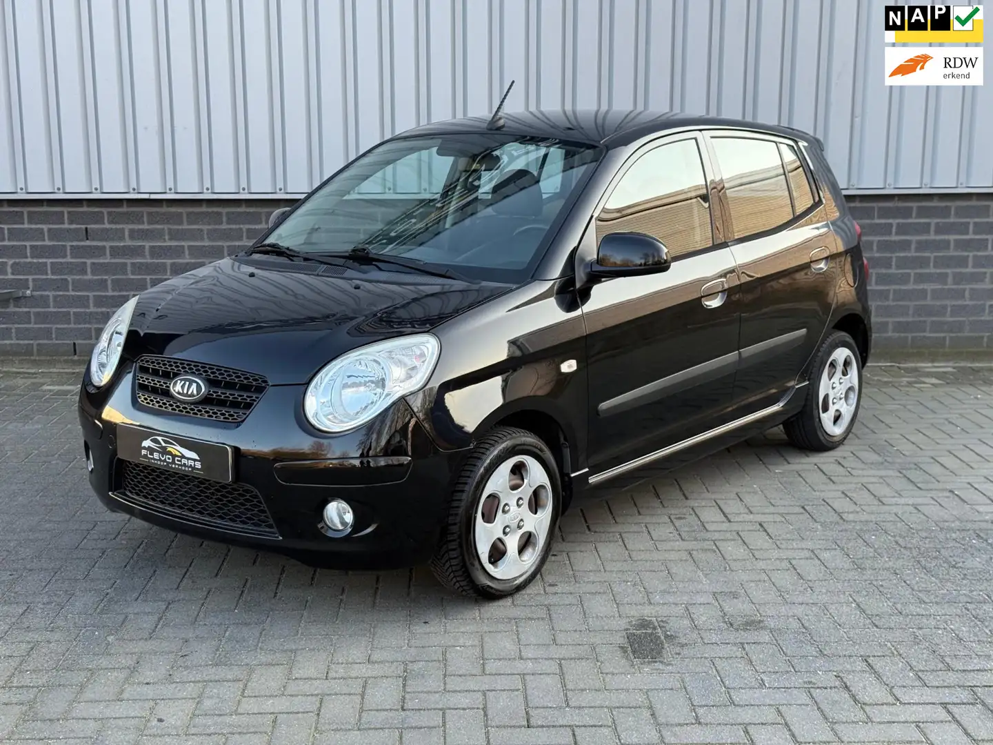 Kia Picanto 1.0 Seven |Airco|5 Deurs | Zwart - 1