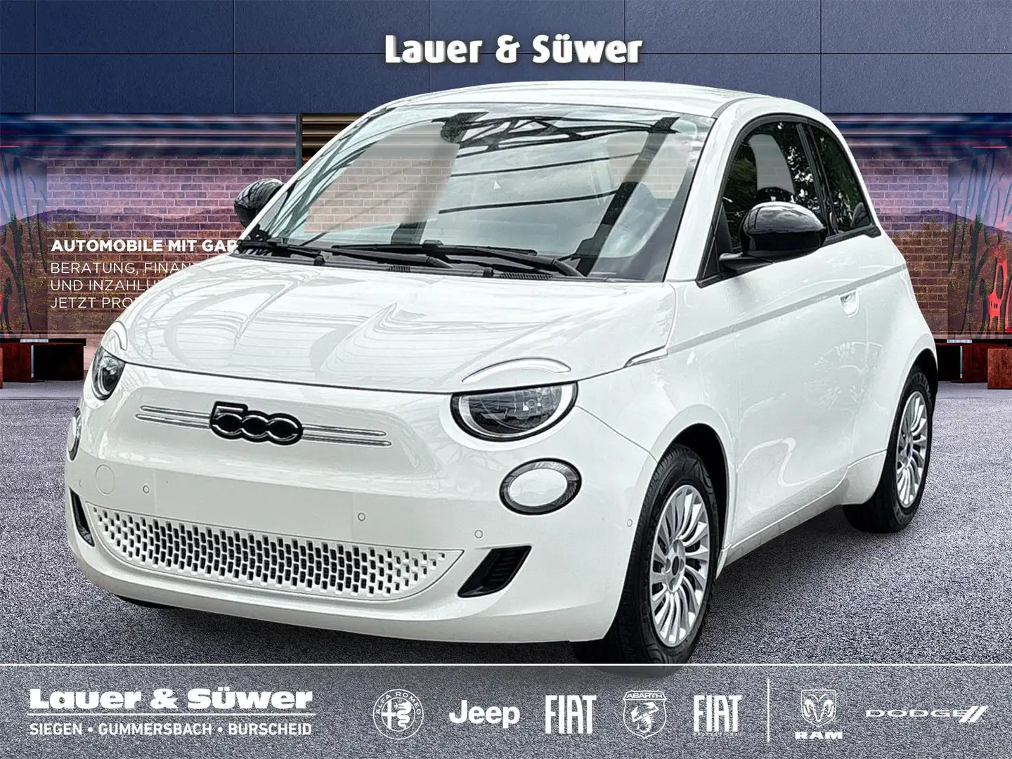 Fiat 500e (RED) Blanc - 1