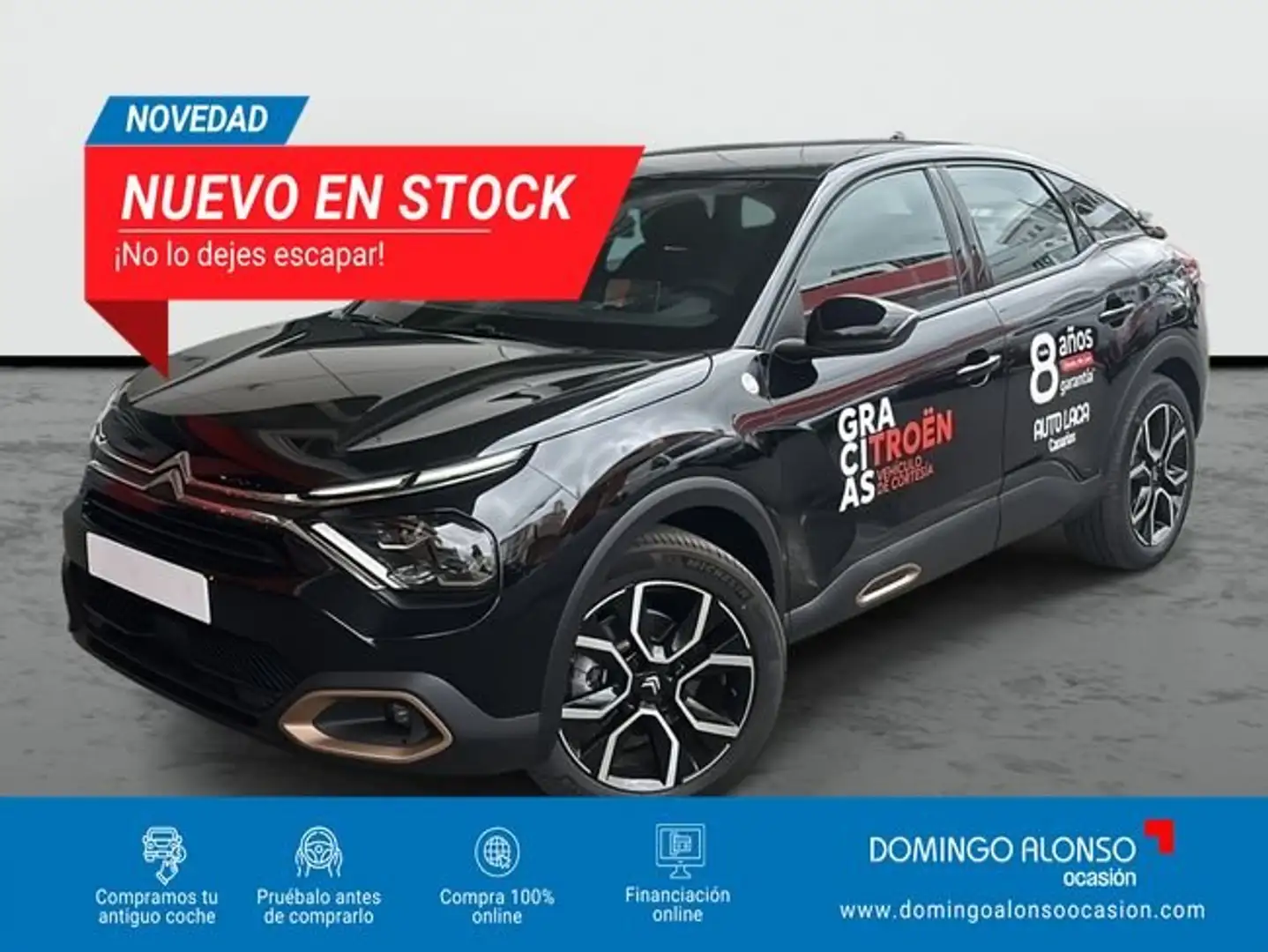 Citroen C4 Berlina 136cv Automático de 5 Puertas Negro - 1