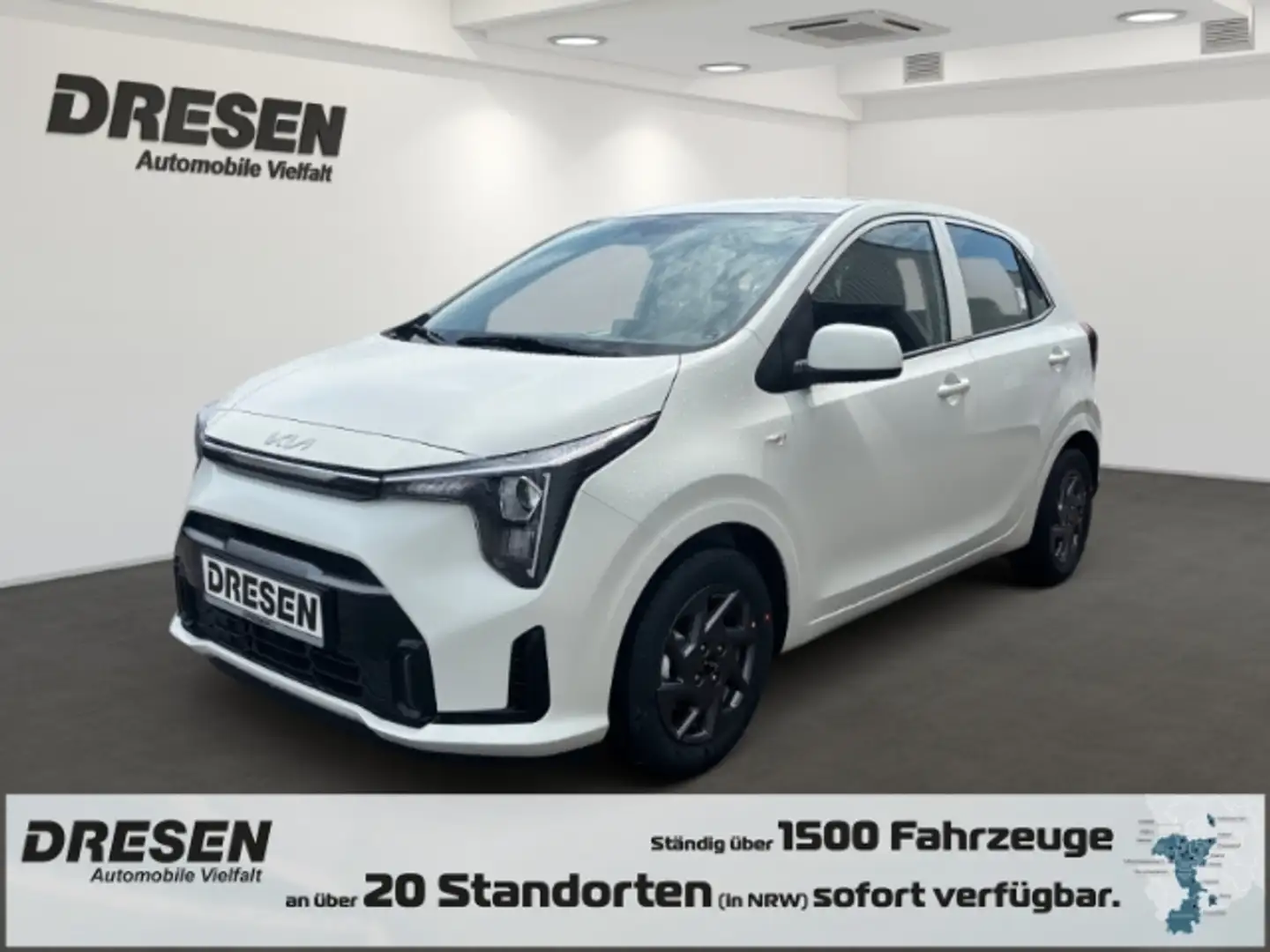 Kia Picanto Vision 1.0 NAVI,KAMERA,PDC,DAB,SITZHZG Weiß - 1