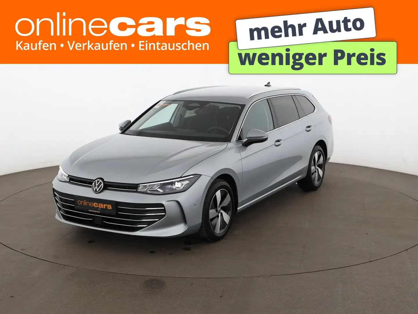 Volkswagen Passat Variant 2.0 TDI Business Aut LED 360-CAM Silber - 1