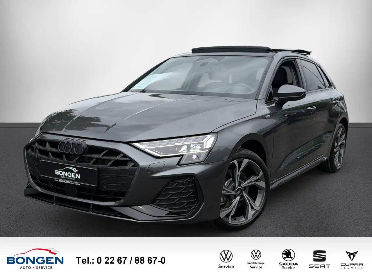 Audi A3 Sportback TFSI quattro 150 kW S line Pano AHK