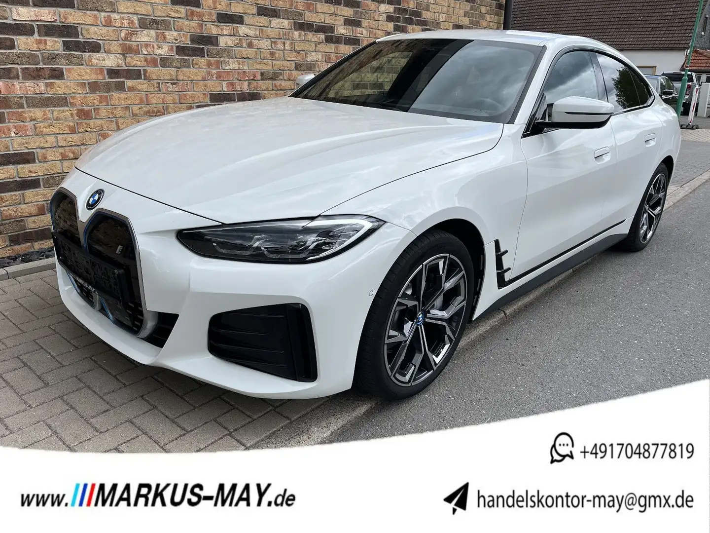 BMW i4 Gran Coupe40eDrive M Sport DAProf HUD AHK Blanco - 1