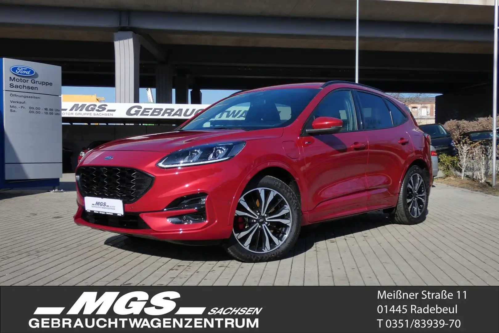 Ford Kuga 2.5 PHEV 'ST-Line X' # LED #NAVI #AHZV #TECHNO Rot - 1