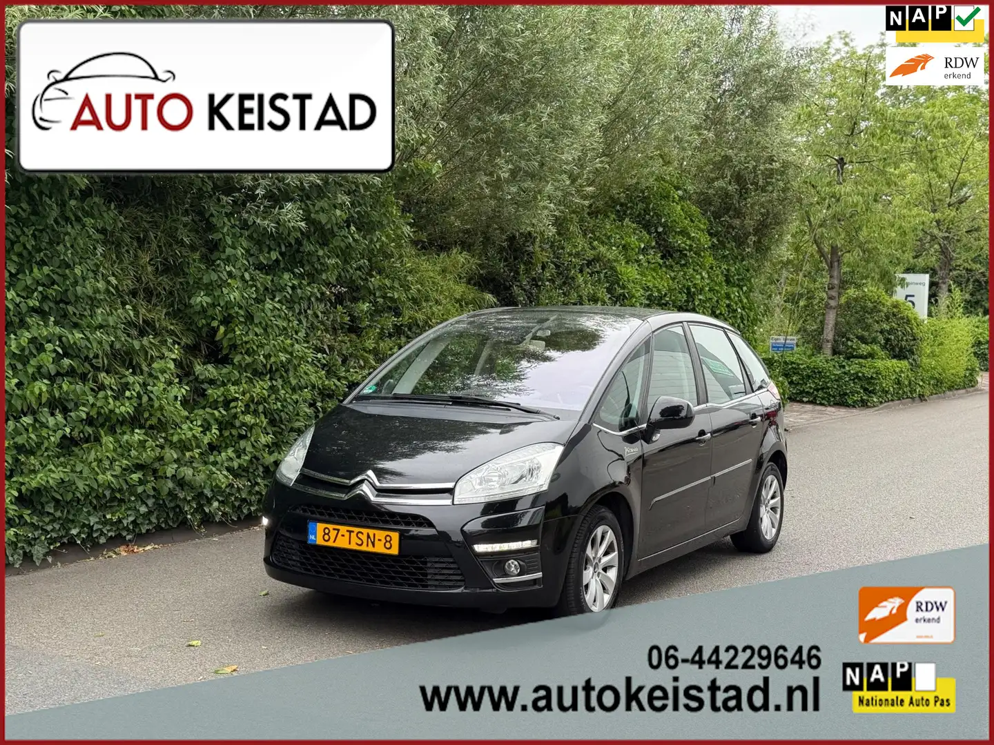 Citroen C4 Picasso 1.6 THP 156PK AUTOMAAT CLIMA/CRUISE/NAVIGATIE! VEL Zwart - 1