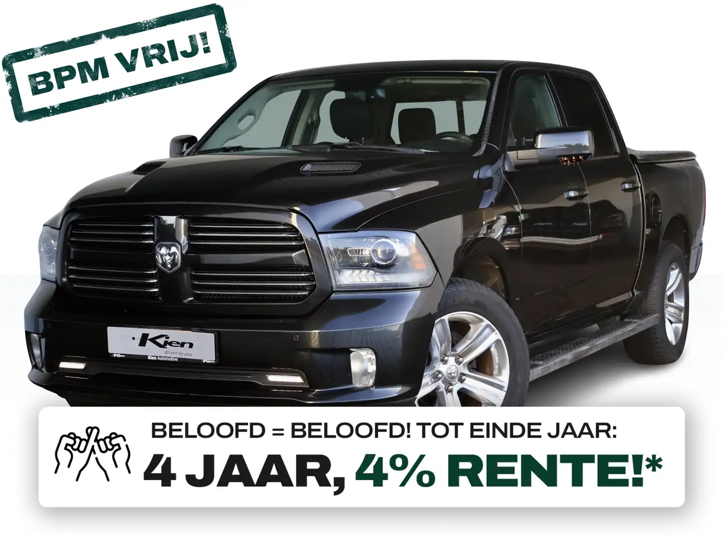 Dodge RAM 1500 5.7 V8 4x4 Crew Cab 5'7 Sport | Lage bijtelli Noir - 1