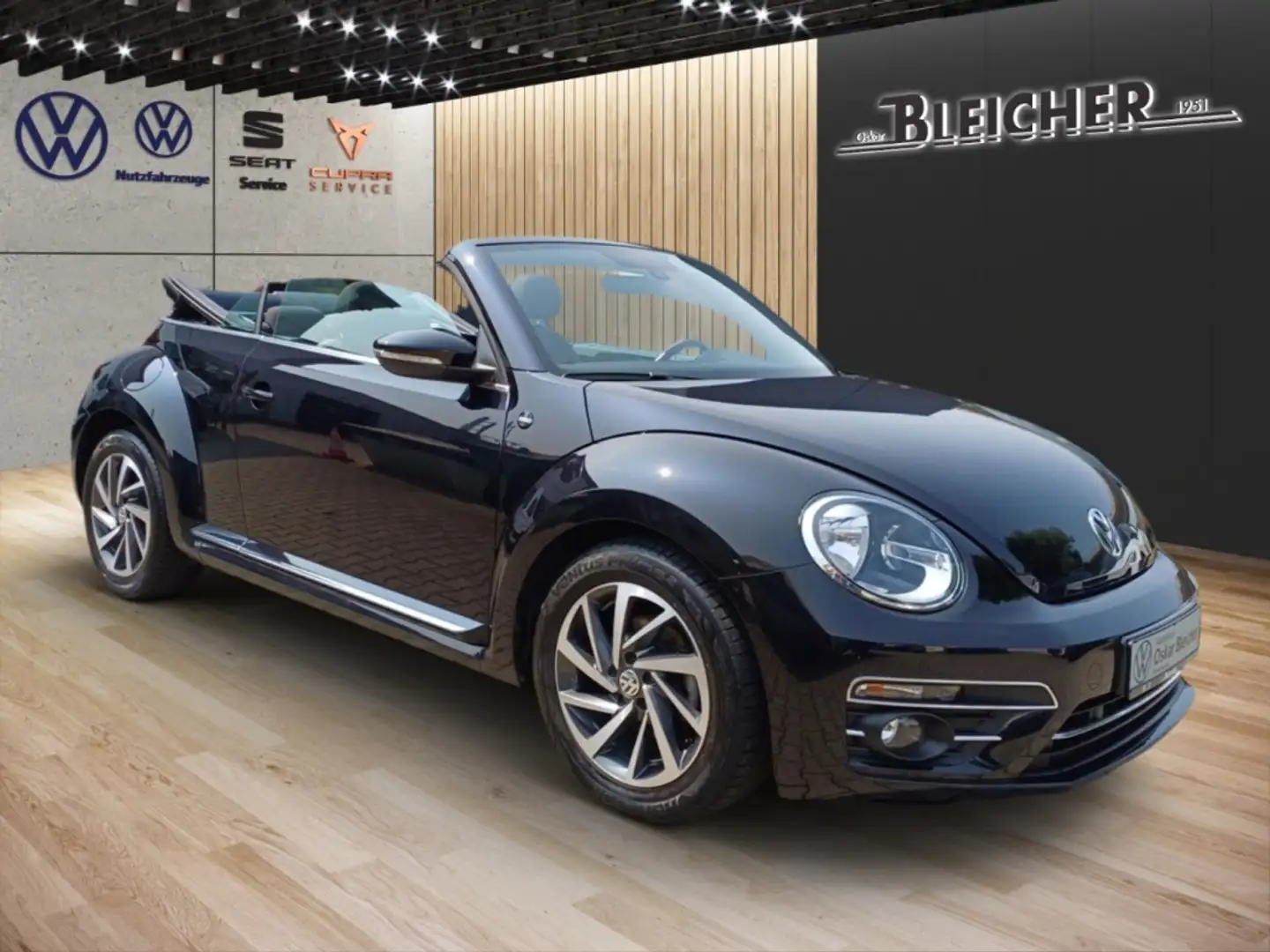 Volkswagen Beetle Cabriolet 1.4 TSI ''Sound''   Navi+Windschott Schwarz - 2