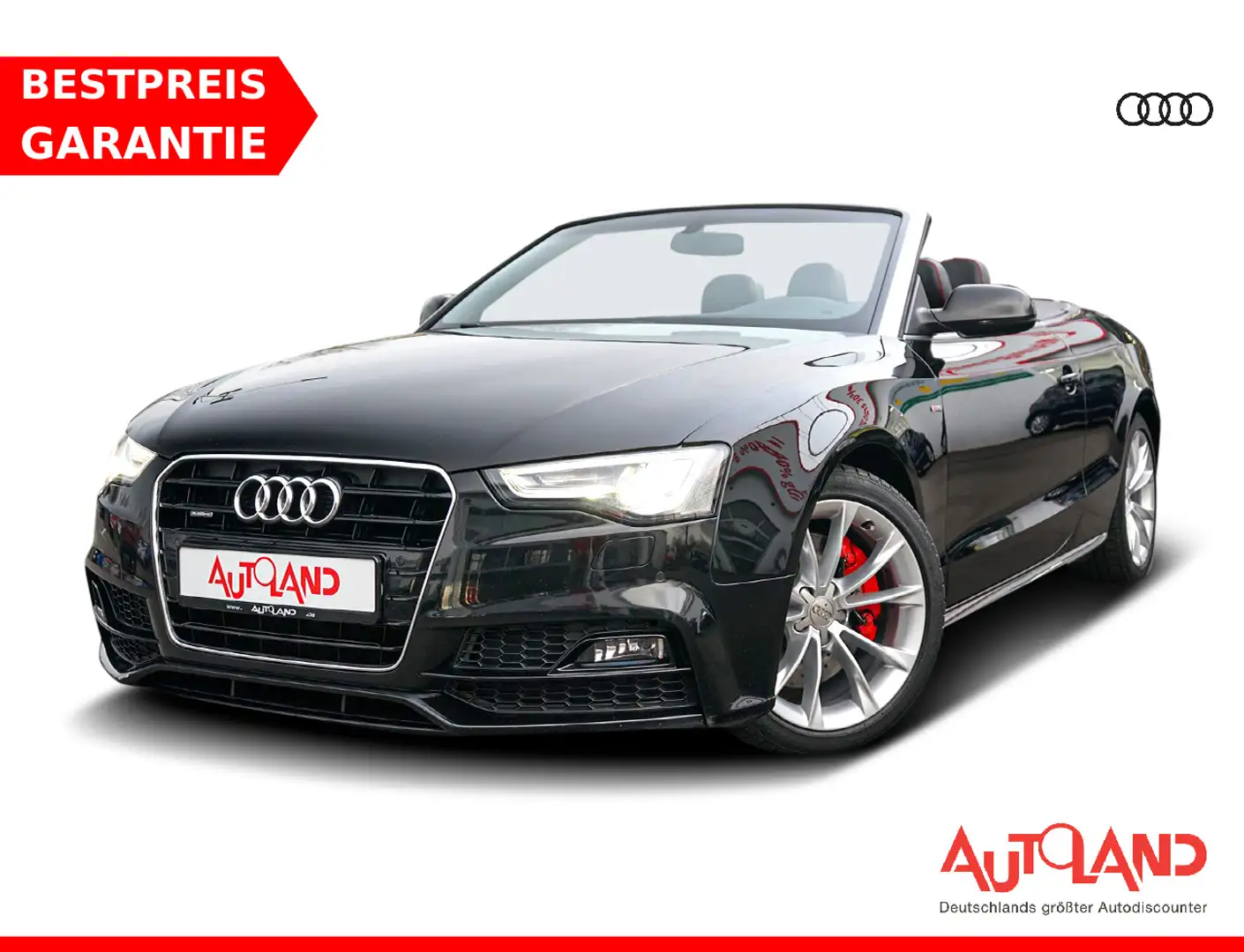 Audi A5 Cabrio 3.0 TFSI quattro Bi-Xenon Navi AHK Gris - 1