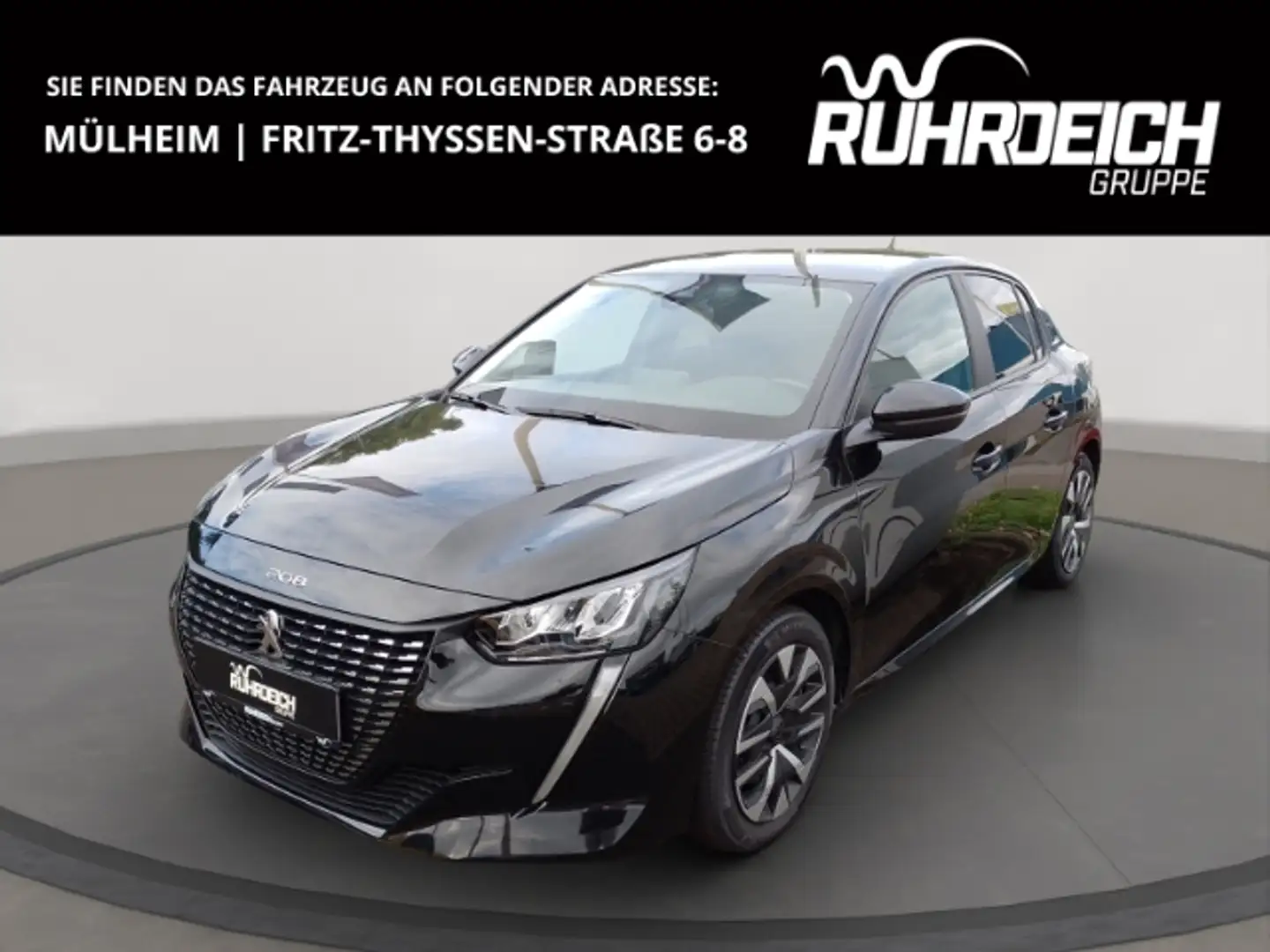 Peugeot 208 Active Pack 1.2 PureTech 75 CARPLAY+PDC+LED+SITZHZ Noir - 1