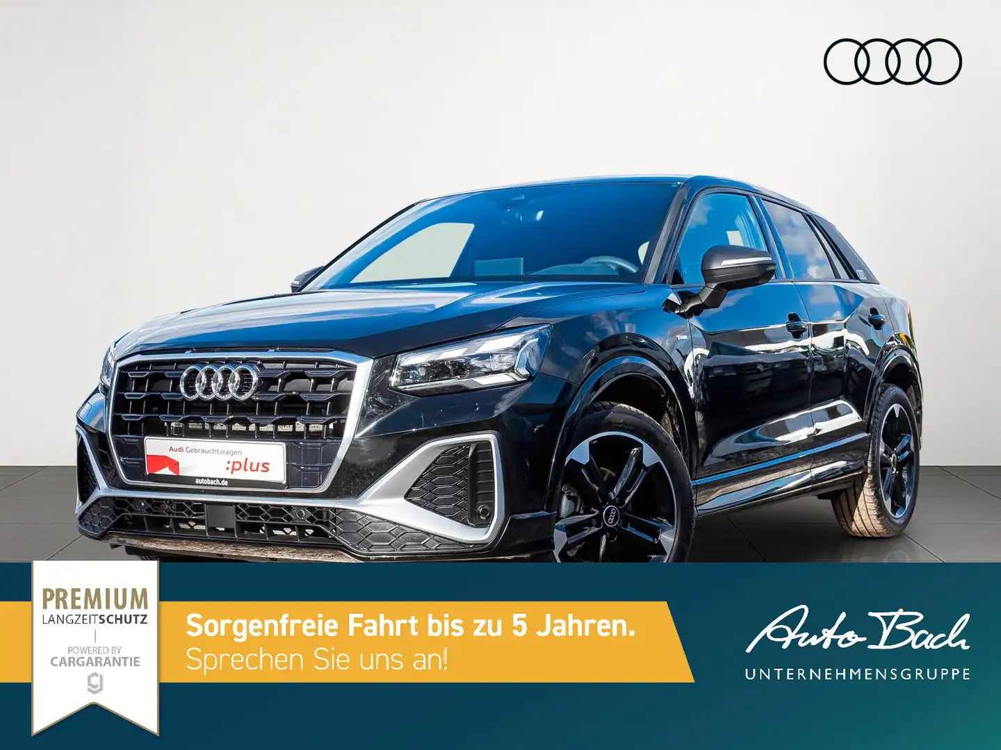 Audi Q2 S line 35TFSI Stronic LED GRA EPH DAB AHK Schwarz - 2