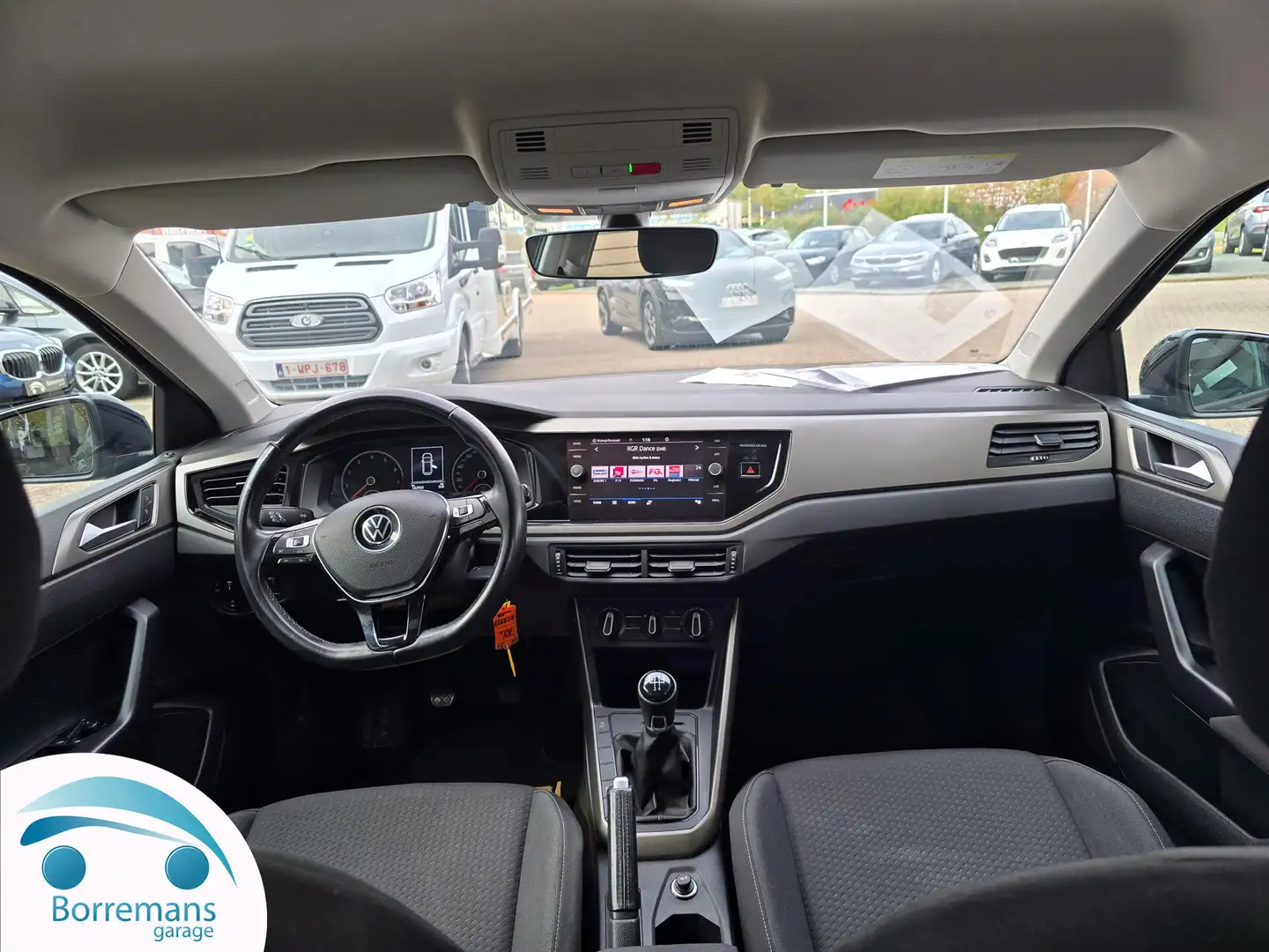 Volkswagen Polo 1.0 TSI BUSINESS parkeerhulp/airco/bluetooth/.... Noir - 2