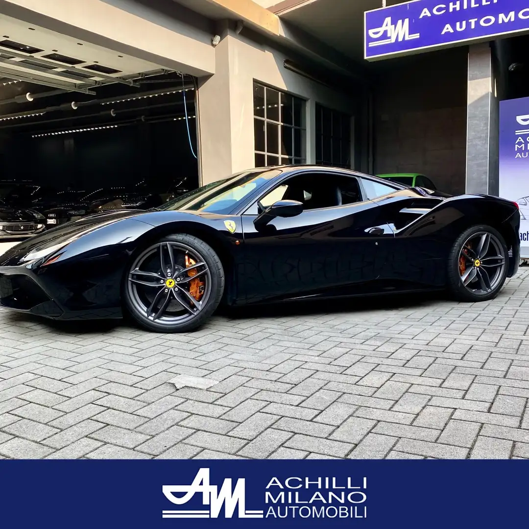 Ferrari 488 3.9 GTB dct TOTAL BLACK IVA 22% 25.000KM SED CARBO Nero - 2