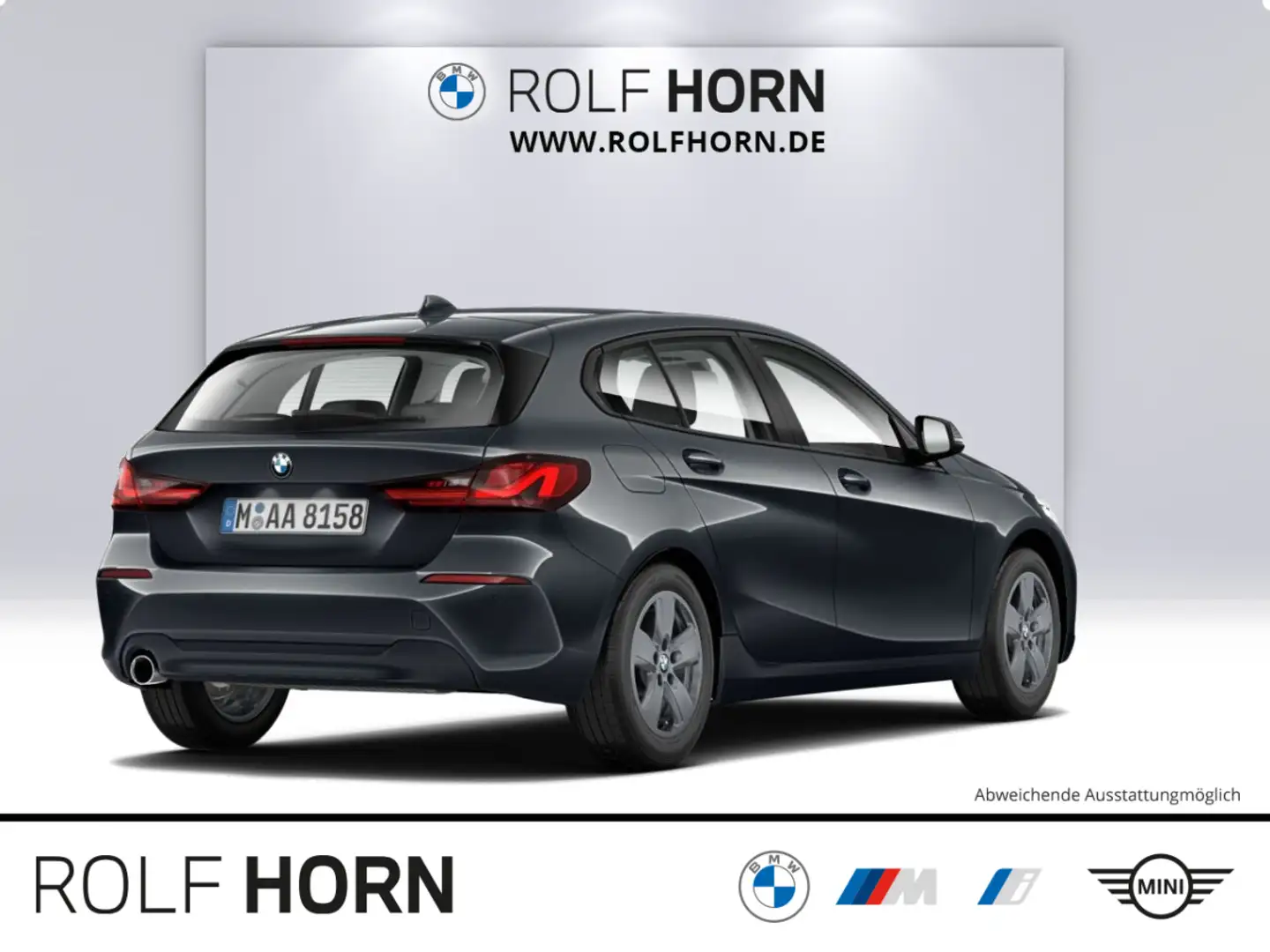 BMW 118 i Advantage Aut. LED Navi PDC Sitzhzg. Klima. Grau - 2