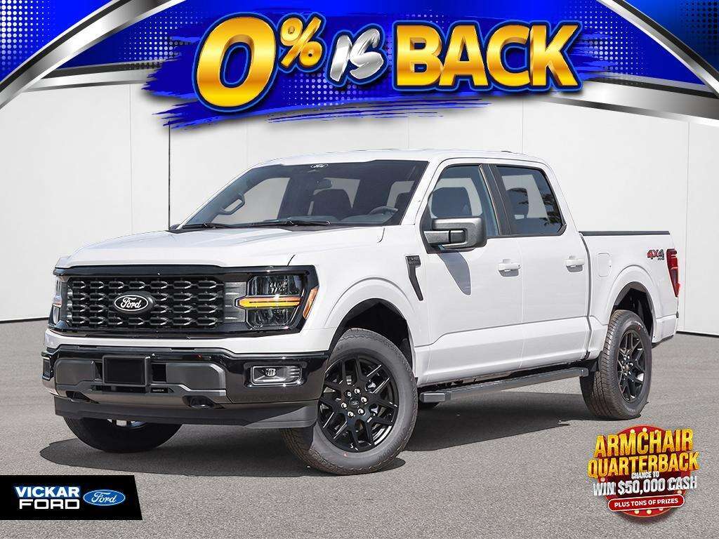 White 2026 Ford F-150 Pickup Truck Four-Wheel Drive Automatic