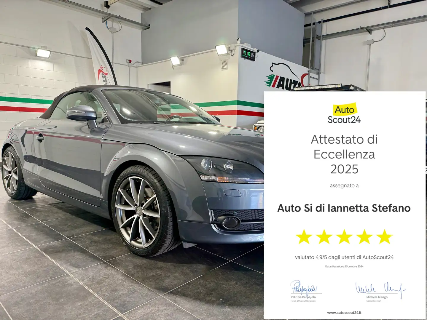 Audi TT Roadster UNICO PROPRIETARIO Grigio - 1