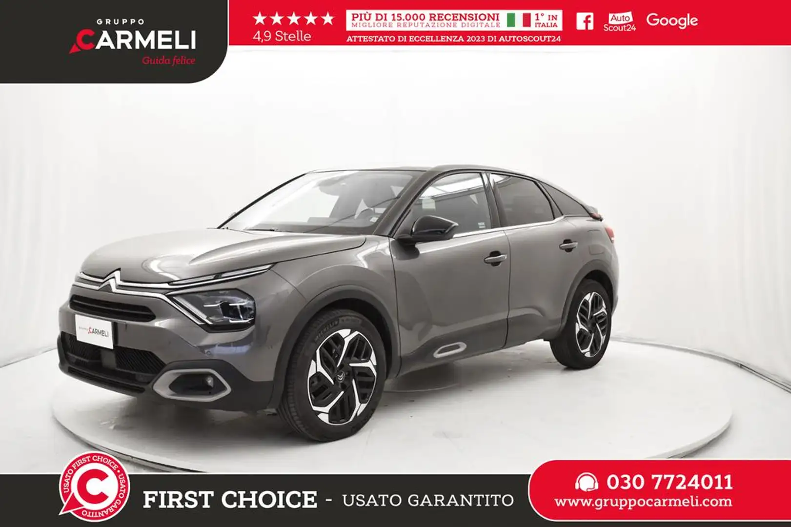 Citroen C4 1.2 puretech Shine CERCHI Grau - 1