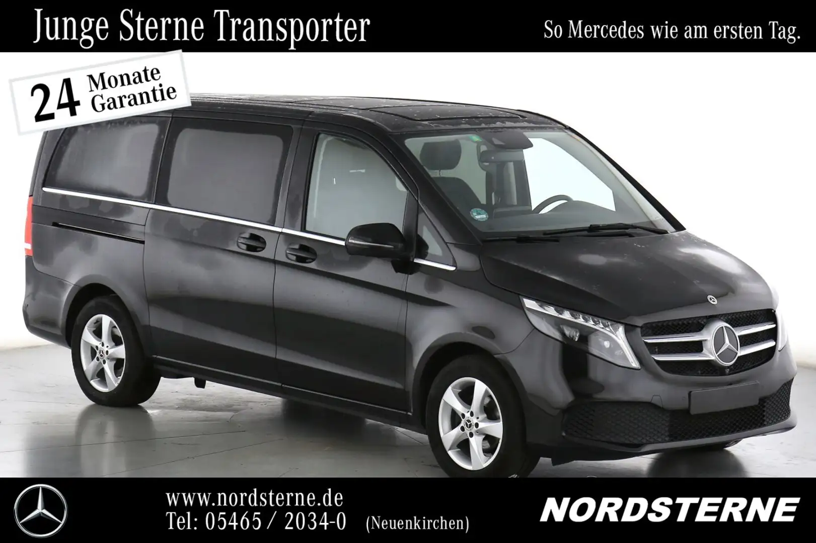 Mercedes-Benz V 220 V 220 d AVANTGARDE EDITION+BURM.+DSITR.+360°+LED Siyah - 1