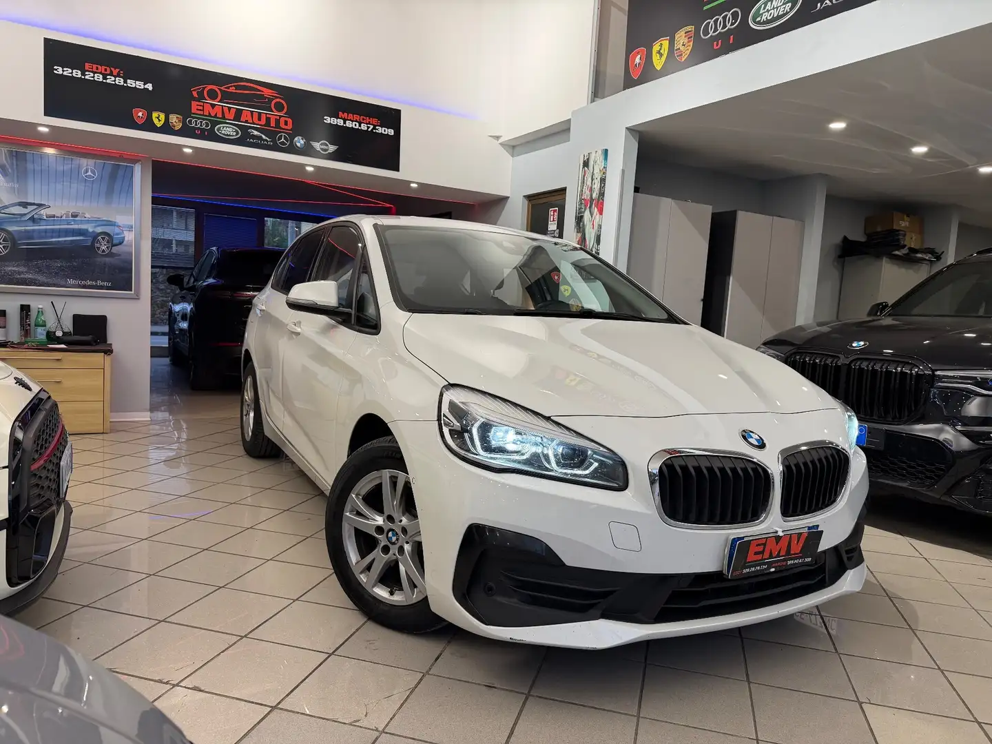 BMW 216 216i Active Tourer Luxury Blanc - 1