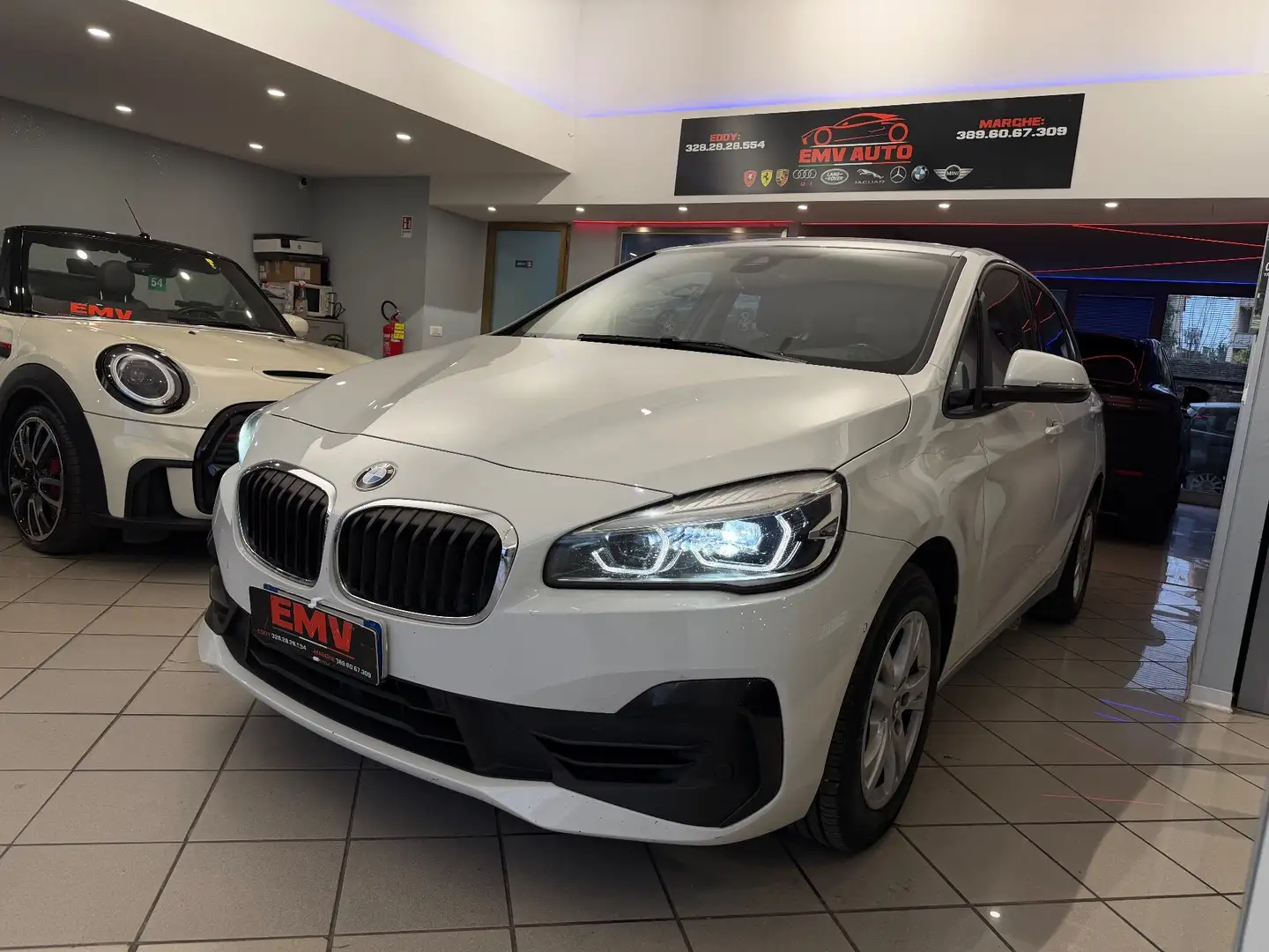 BMW 216 216i Active Tourer Luxury Blanc - 2