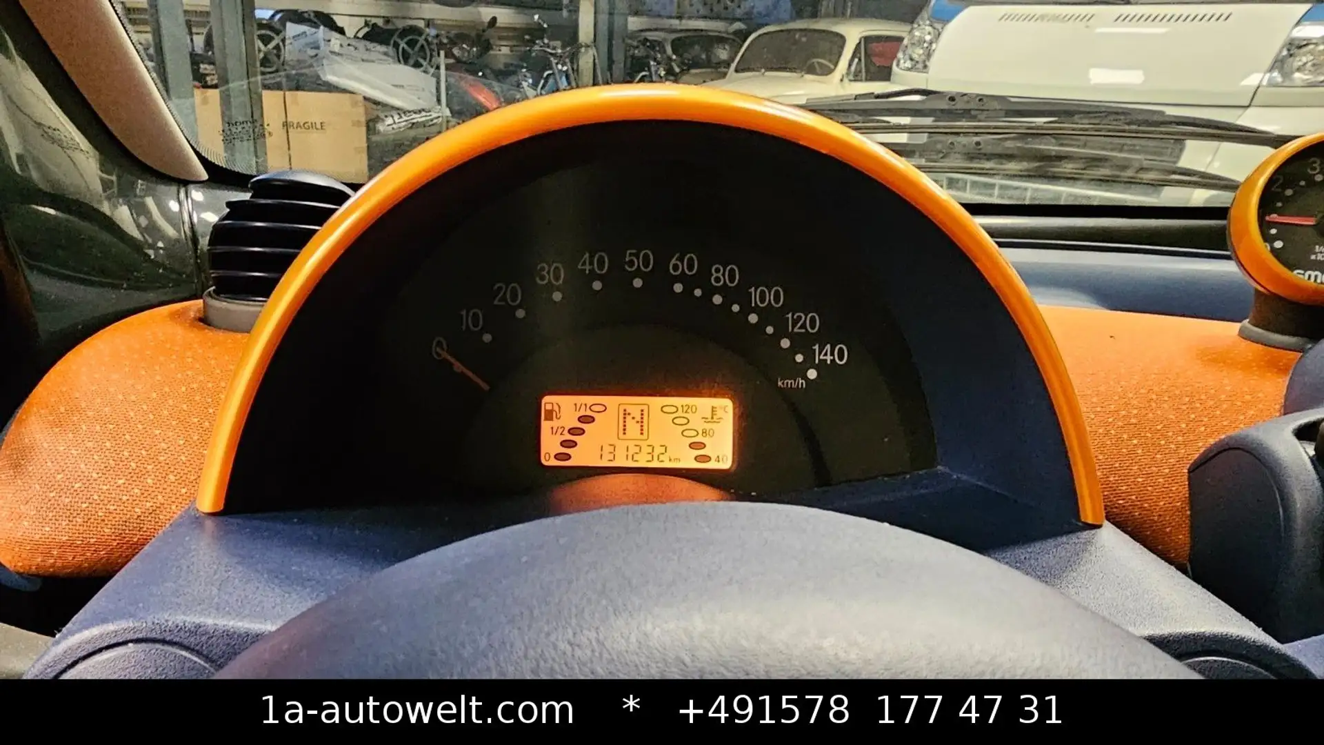 smart forTwo Automatik Klima Glasdach TÜV 07/2025 Galben - 2