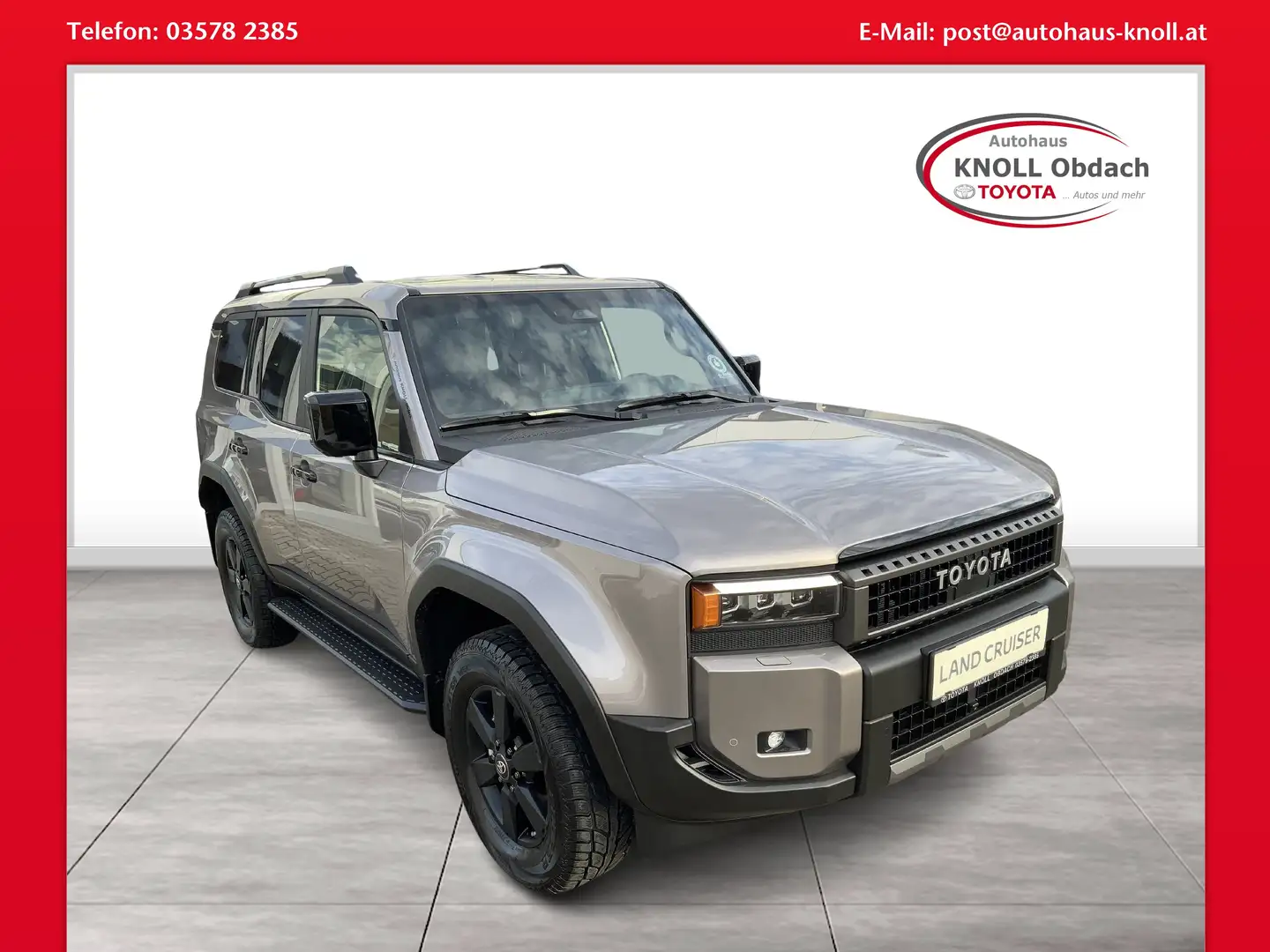 Toyota Land Cruiser 2,8 D-4D 151 kW AWD Executive Braun - 1