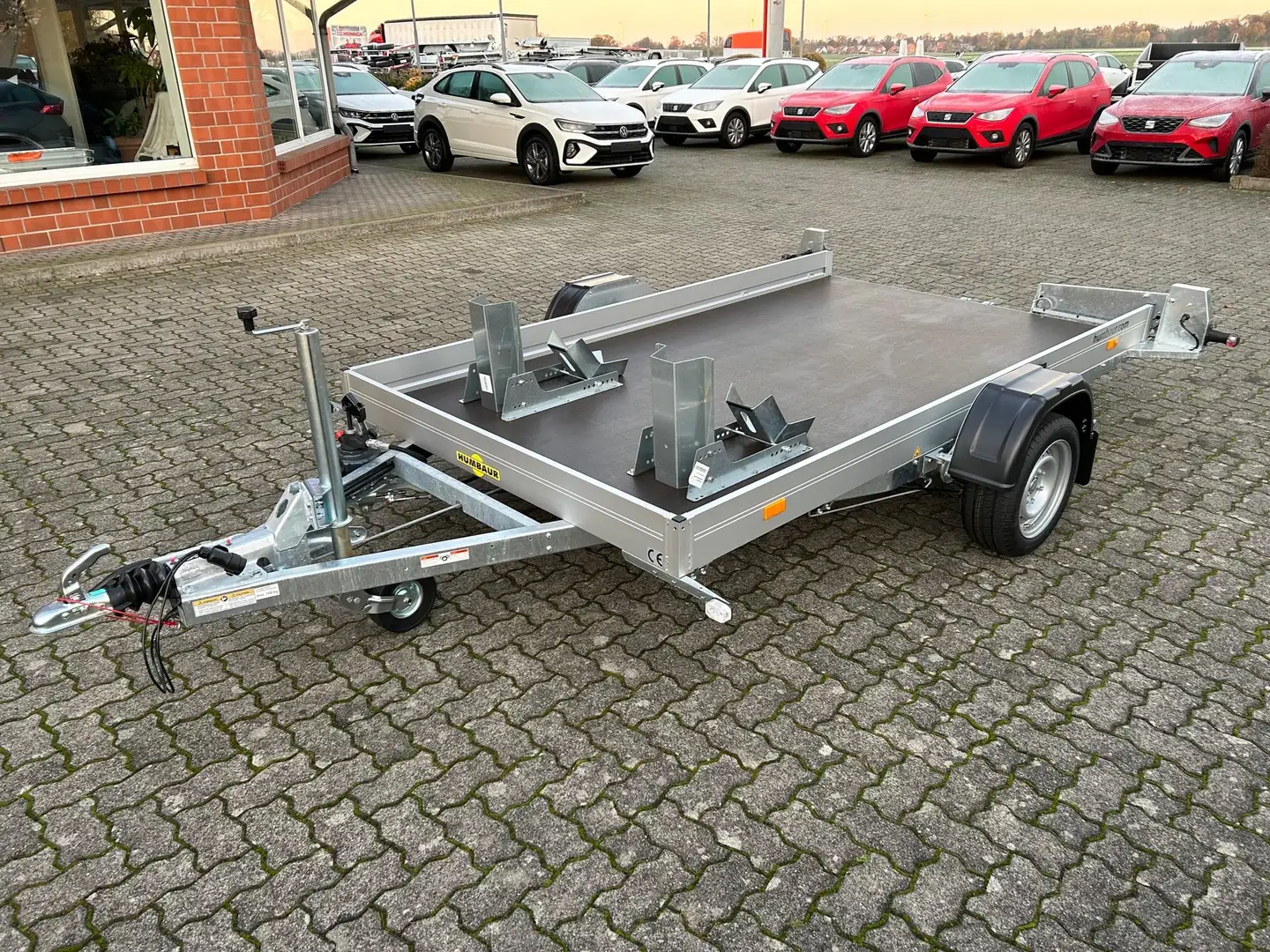 Humbaur Motorradanhänger HKT 183117 S 1,8t absenkbar ge... - 1