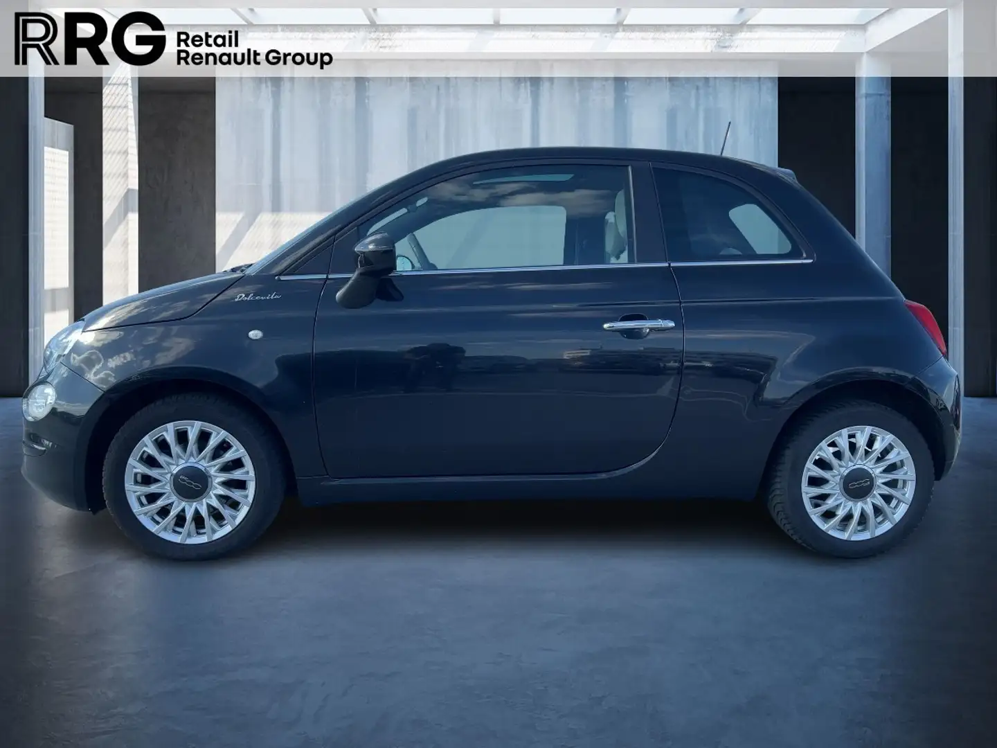 Fiat 500 1.0 Mild Hybrid Dolcevita Apple CarPlay KLIMA Schwarz - 2