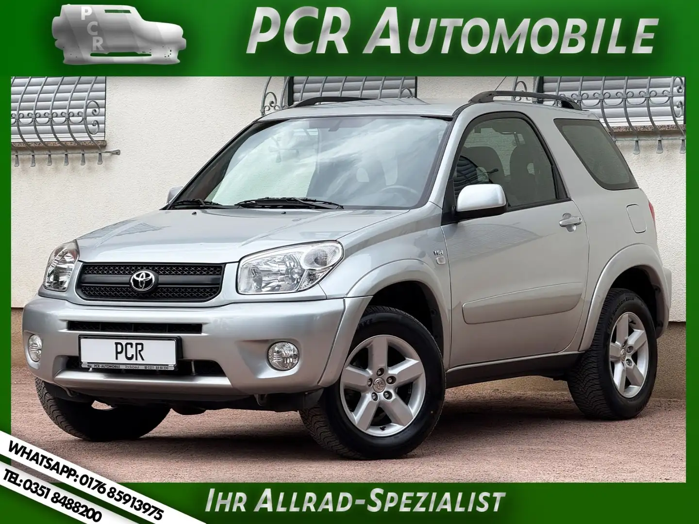 Toyota RAV 4 3türig 4x4 AUTOMATIK kein Rost 1.Hand TOP Argent - 1