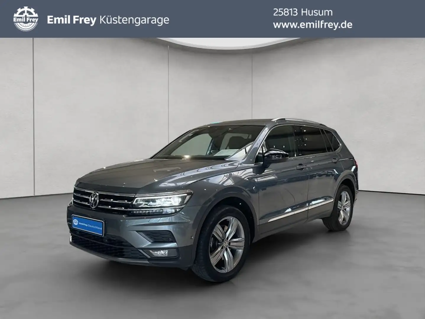 Volkswagen Tiguan Allspace 2.0 TDI 4M DSG AHK RFK ACC NAVI Grau - 1