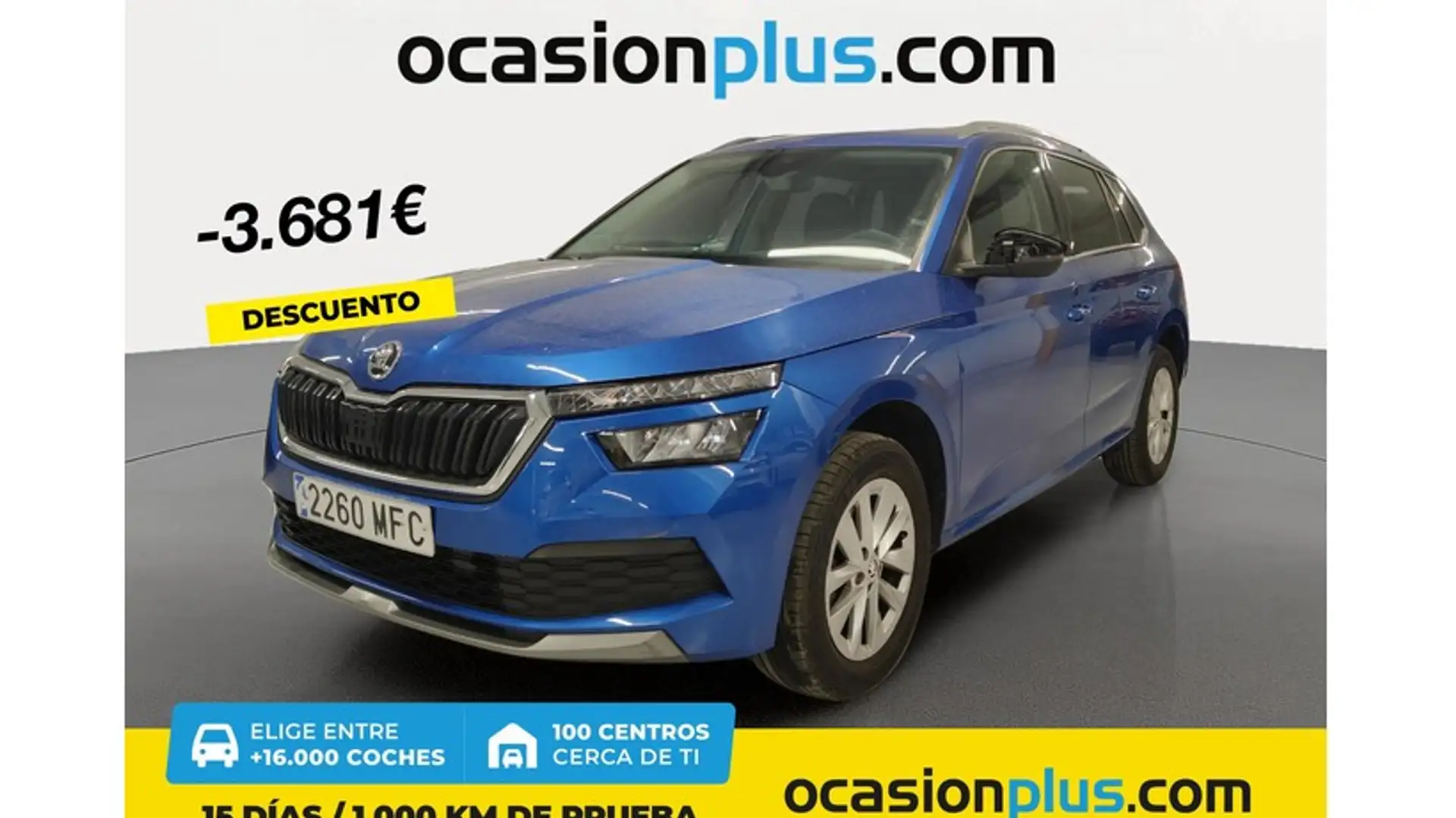 Skoda Kamiq 1.0 TSI Ambition 70kW Bleu - 1