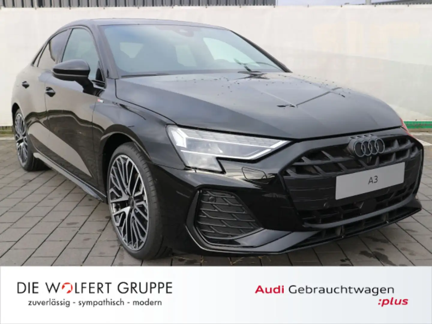 Audi A3 S line 35 TDI S tronic*AHK*NAVI* Schwarz - 1