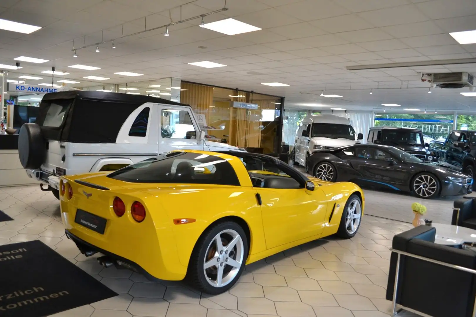 Corvette C6 6.0 V8 Coupé Targa Autom. Jaune - 2