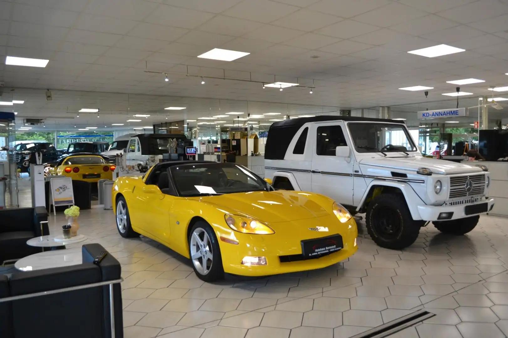 Corvette C6 6.0 V8 Coupé Targa Autom. Jaune - 1