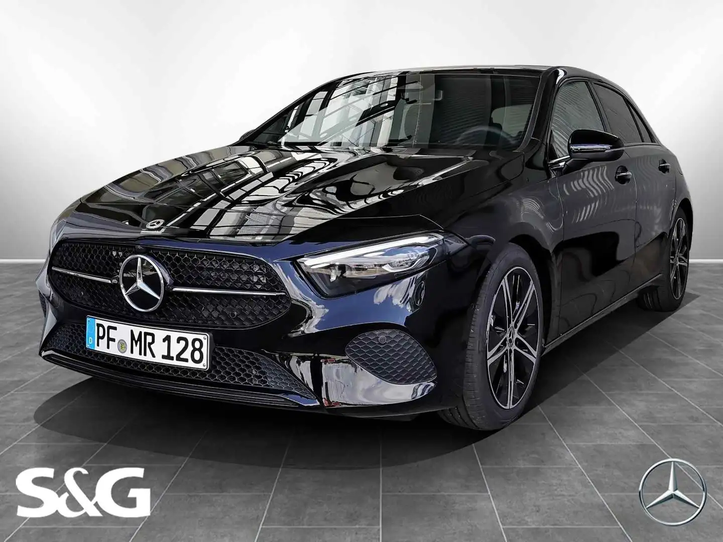 Mercedes-Benz A 200 PROGRESSIVE MBUX+M-LED+Pano+18"LM+Distroni Schwarz - 1