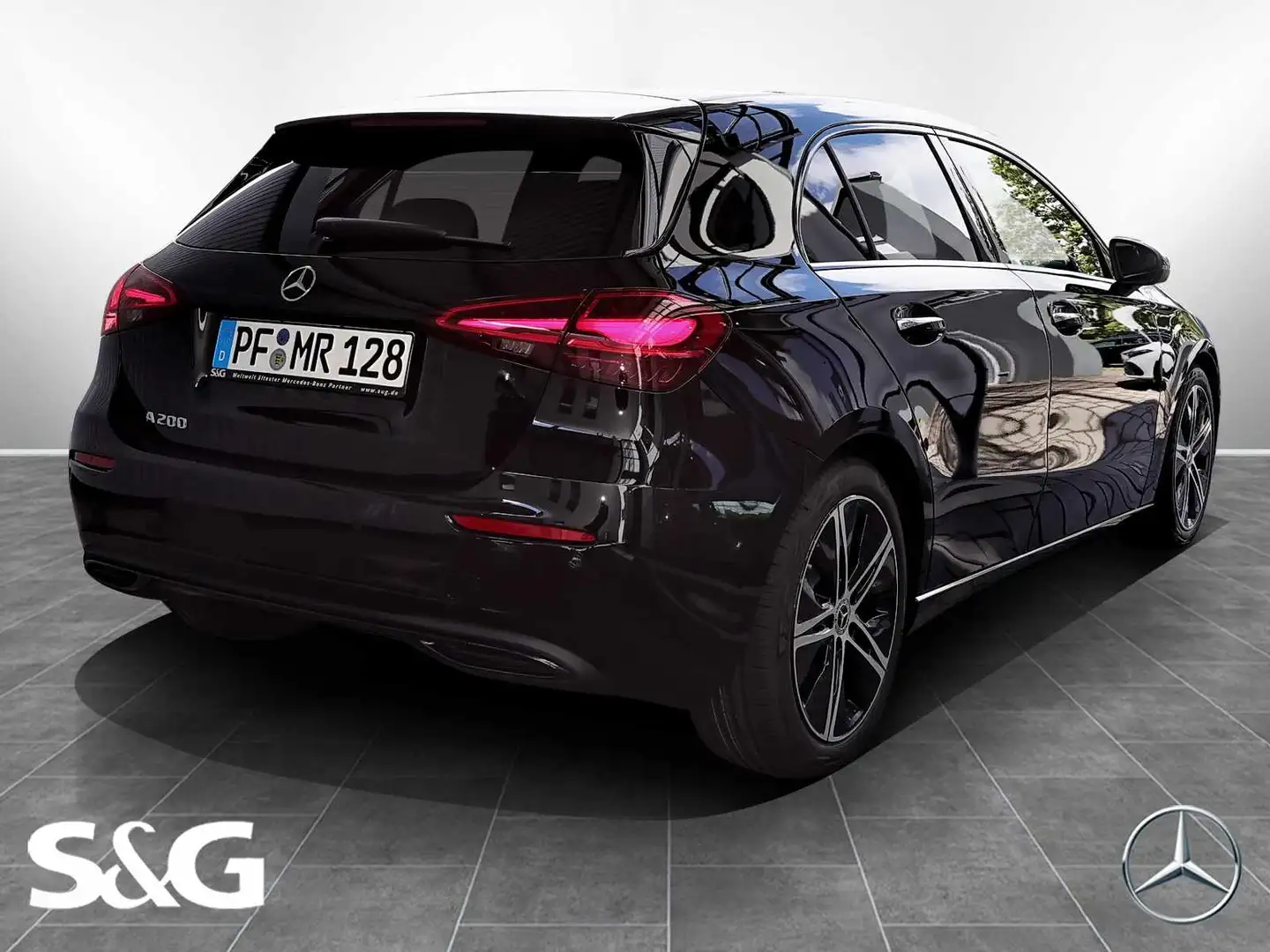 Mercedes-Benz A 200 PROGRESSIVE MBUX+M-LED+Pano+18"LM+Distroni Schwarz - 2
