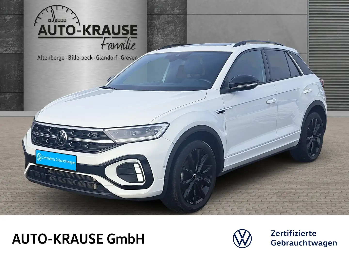 Volkswagen T-Roc 1.5 TSI R-Line OPF Black Style Panorama Weiß - 1