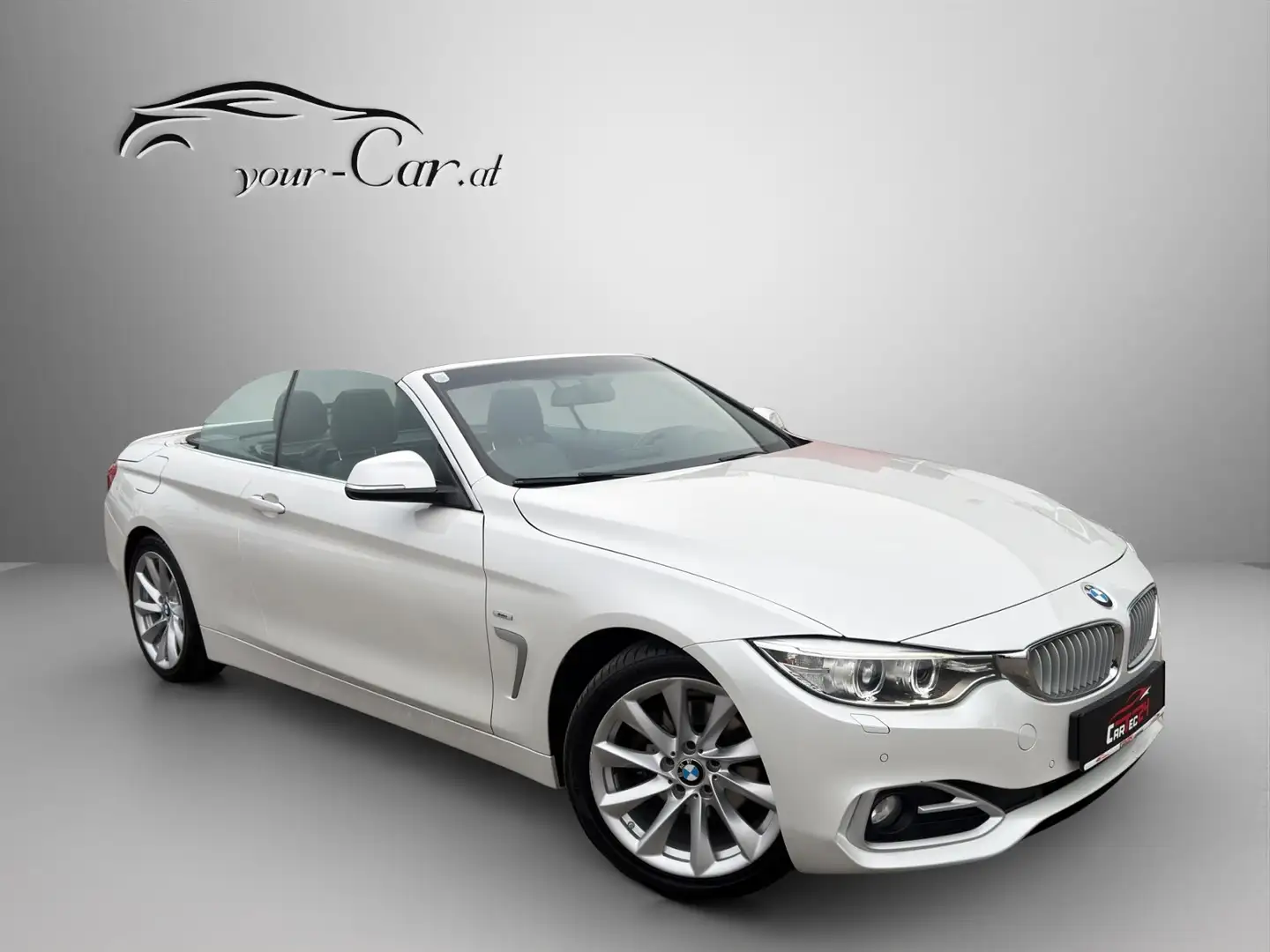 BMW 420 d Cabrio Modern Line Aut. Weiß - 1