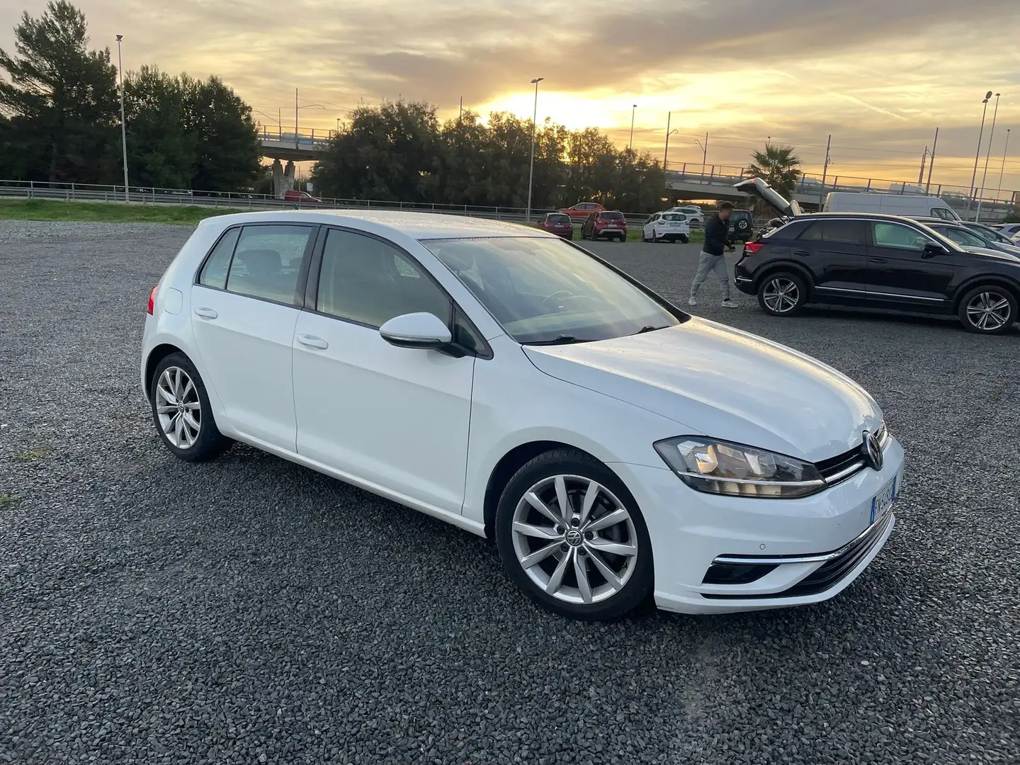 Volkswagen Golf Golf VII 2017 5p 5p 1.6 tdi Highline 115cv Bianco - 1