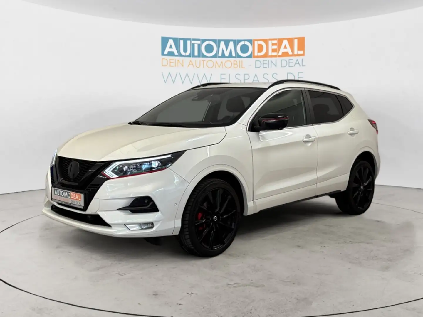 Nissan Qashqai N-Tec AUTOMATIK NAV LED KAMERA ACC SITZ.HZG KEYLES Weiß - 2