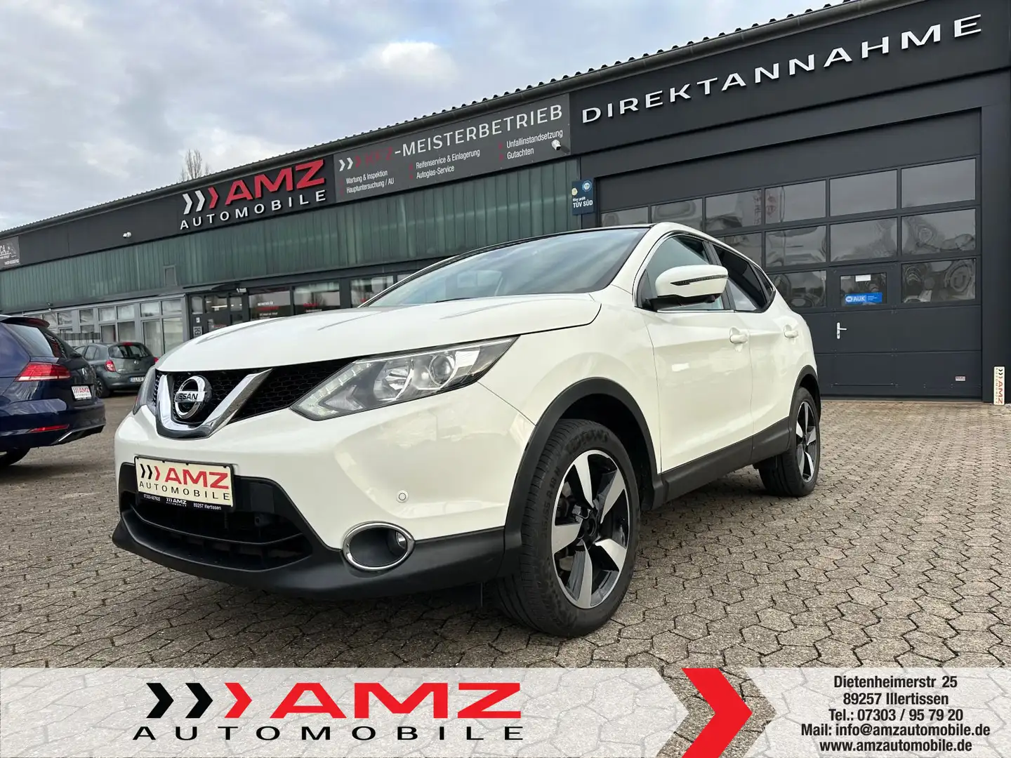 Nissan Qashqai 1.2 Schaltgetriebe - N-Connecta Blanc - 1